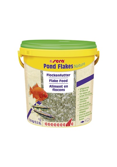 Sera Pond Flakes Nature Havuz Balığı Pul Yemi 10lt 1,6lt