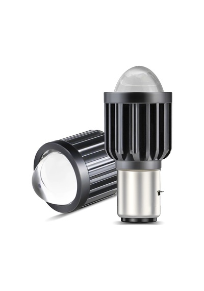 Ba20d H6 Xenon Merceklı Motorsiklet Ampulü (sarı+beyaz)