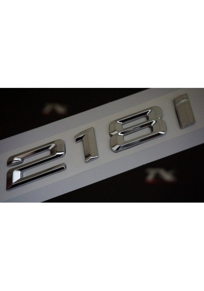 Bmw 218i Uyumlu Bagaj Krom Metal 3m 3d Yazı Logo