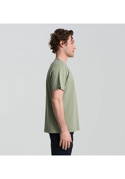 Columbia Cs0415 Csc M Comfort Pasteled Framed Ss Tee Erkek T-shirt-29974 Kahverengi