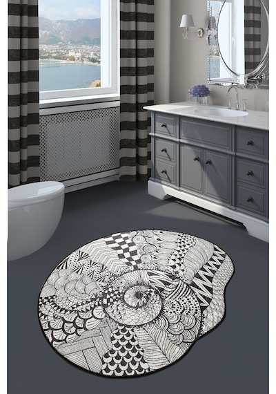 More Djt Çap 120 Cm Banyo Paspası Çok Renkli