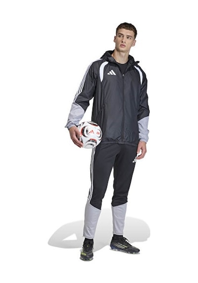 Adidas Tiro26c Aw Jkt Erkek Futbol Antrenman Yağmurluk Jx4247 Siyah Siyah