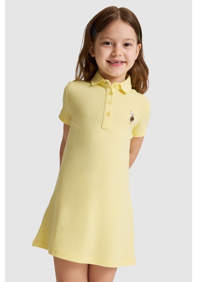 U.S. Polo Assn. U.s. Polo Assn. Kız Çocuk Açık Sarı Elbise Örme 50325597-vr004 Acık Sarı