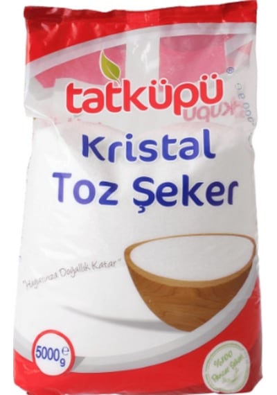 Tatküpü Kristal Toz Şeker 5 KG