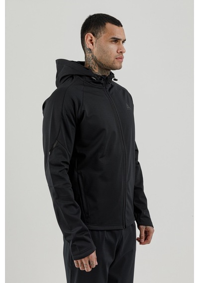 Airlife Power 22 Cr Line Tam Boy Fermuarlı Erkek Kapüşonlu Sweatshirt Siyah
