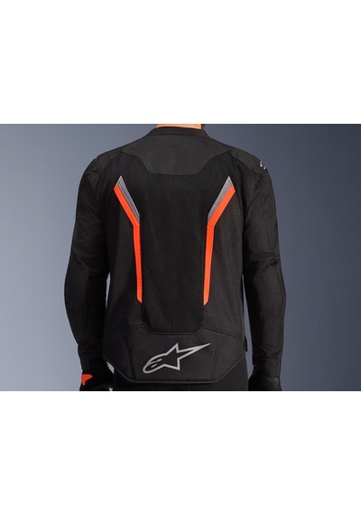 Alpinestars Ast V3 Air Yazlık Motosiklet Mont Kırmızı-siyah Kırmız - Siyah
