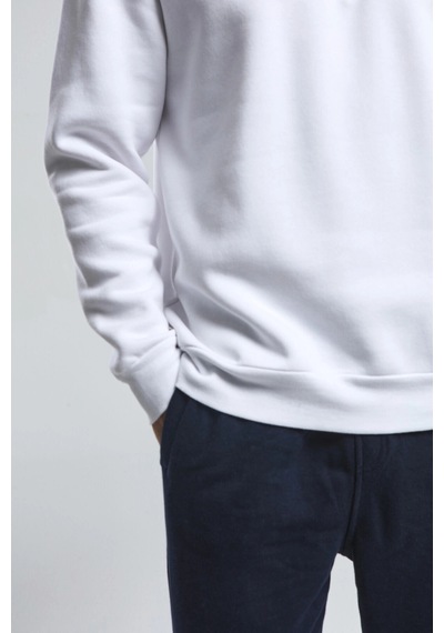 Benmanaj Erkek Antrasit Sweatshirt - Beyaz Beyaz