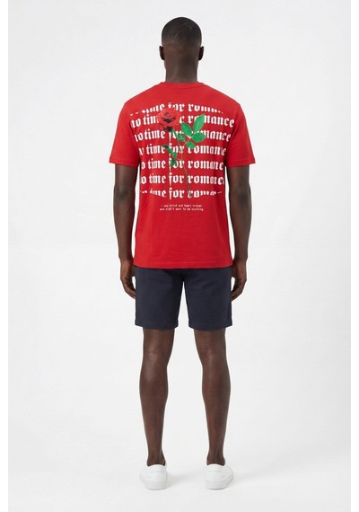 Blow Up Future Gen Natim Kırmızı Oversize Erkek T-shirt 141491 SİYAH
