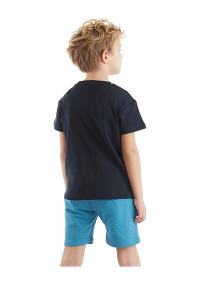 Gezegenler Erkek Çocuk Yazlık T-shirt Şort Takım