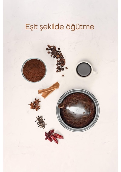 Sinbo Scm-2982 Kahve Baharat Öğütme Makinesi - Beyaz/gold