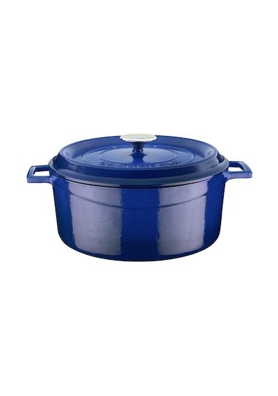 Lava Döküm Yuvarlak Tencere, Trendy, 28 Cm, 6.71 L Hacim, Mavi Genel