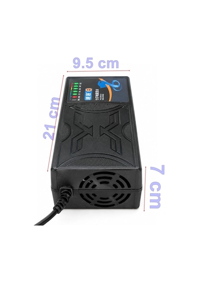 Powermaster 72v 38a Elektrikli Motor Bisiklet Şarj Cihazı Aleti Adaptörü Fanlı T-tipi T Kafalı 72 Diğer