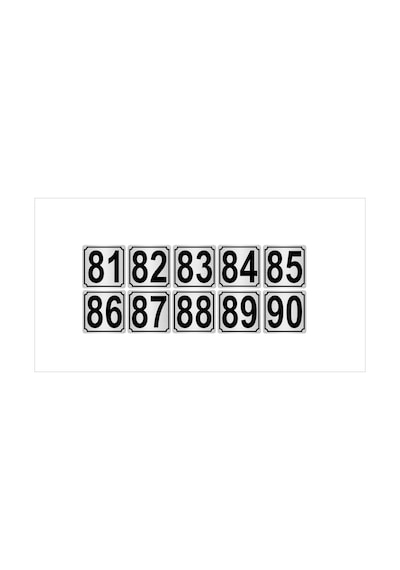 Metal Kapı,Masa,Dolap Numarası 7Cmx7Cm 10 Adet (81…90) (428976640)