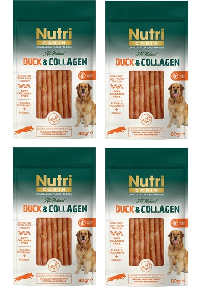 Nutri Canin Ördek Etli Ve Kolajenli Tahılsız Köpek Et Ödülü 80 G X 4 Adet