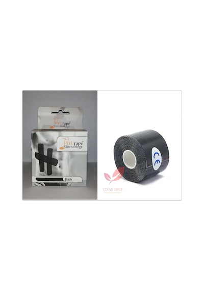 Bia Tape  Bandı Siyah Renk 5Cm X 5M Kinesio Biatape Bantı