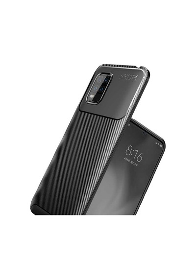 Xiaomi Mi 10 Lite Kılıf Zore Negro Silikon Kapak Lacivert