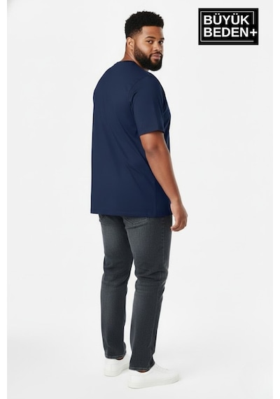 Superlife Erkek Büyük Beden Willamsburg Brooklyn Baskılı 3xl-6xl Bisiklet Yaka Tshırt Spr26bts510-16 Lacivert Superlife Erkek Büyük Beden Willamsburg Brooklyn Baskılı 3xl-6xl Bisiklet Yaka Tshırt Spr26bts510-16 Lacivert