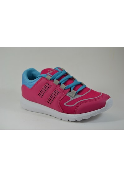 Pinokyo 1183 Pembe Turkuaz Hafif Taban Kız Çocuk Spor Ayakkabı Pembe