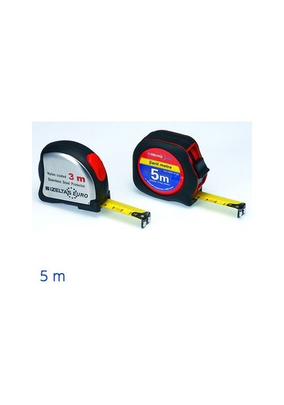 İzeltaş Crom Stoplu Şerit Metre 5 M N11.309