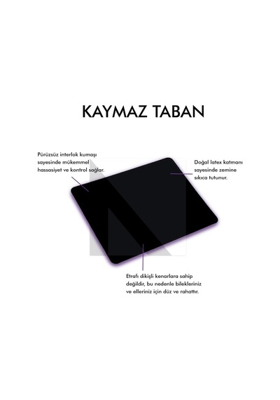 Gaming Oyuncu Mouse Pad, Kaymaz Taban Gamer Mousepad, Masa Koruyucu Masa Matı, Ofis Tipi Klavye Ve Fare Altlığı Siy
