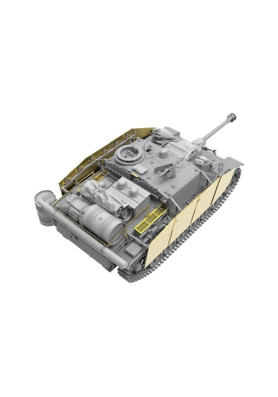 Border Bt-020, 1/35 Stug Iıı Ausf. G Geç Dönem Tankı İç Detaylı Plastik Maketi