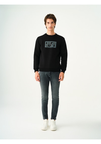 Erkek Sweat S-shırt Lf2038245 Siyah