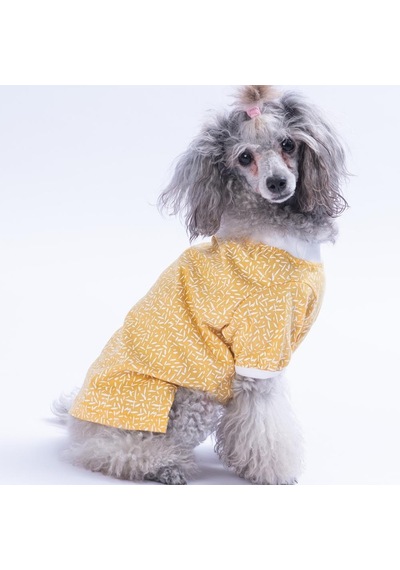 Yellow-sarı Basic Kedi Köpek Sweat- Kedi Köpek Kıyafeti
