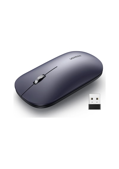 Ugreen 2.4ghz Sessiz Tuşlu Kablosuz Optik Mouse, Siyah, 90372 -