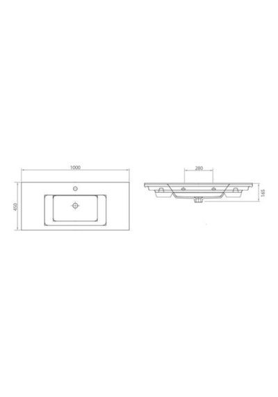 Lapino Bocchi Etna 100 CM Lavabo
