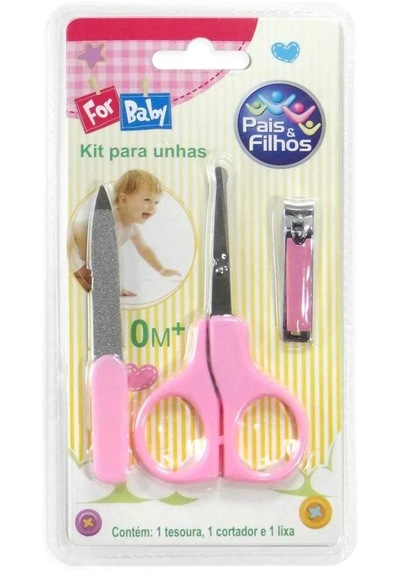 Hubrendy Çer Baby Bebek Tırnak Bakım Seti - Pembe
