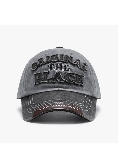 Valkyrie Original The Black Nakışlı Unisex Beyzbol Şapkası Vintage Eskitme Pamuk Ayarlanır Bordo