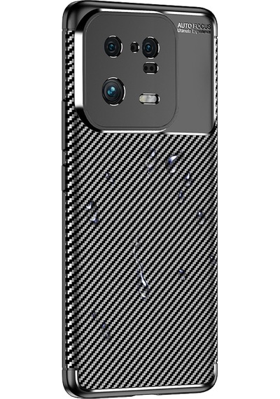 Xiaomi Mi 13 Pro Kılıf Zore Negro Karbon Tasarım Silikon Kılıf