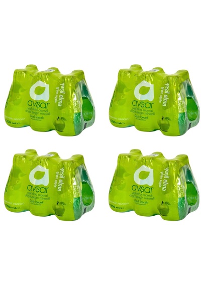 Avşar Yeşil Elma Aromalı Maden Suyu 200 Ml X 24 Adet