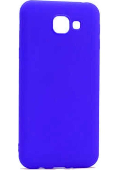 Samsung Uyumlu Galaxy A8 2016 Kılıf Zore Premier Silikon Kapak Saks Mavi