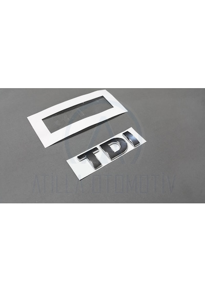 VOLKSWAGEN CADDY 2003-2010 TDİ BAGAJ YAZISI KROM