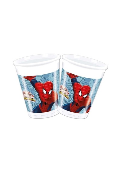 Spıder-Man 200 Cc Plastik Bardak 8 Adet