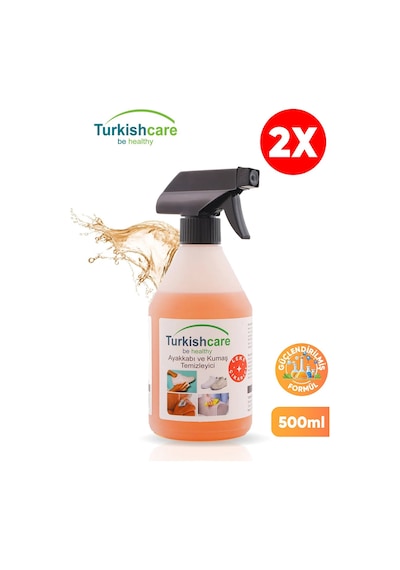 Turkishcare Ayakkabı Ve Kumaş Temizleme Spreyi 2x500 Ml 2 Li Renksiz