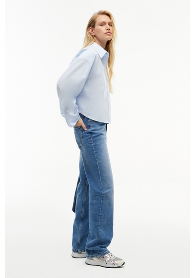 Tommy Hilfiger Layla Yüksek Bel Düz Kesim Kadın Mavi Jean Bj0133-16110