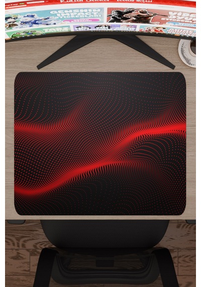 Noktalar Kaymaz Dikişli Kauçuk Oyuncu Mousepad V1 - 48x40 Xl Gaming Mouse Pad Fare Altlığı