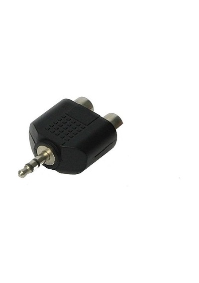 3.5 MM Stereo Erkek To 2 Rca Dişi Çevirici Aparat