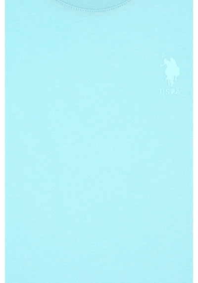 U.S. Polo Assn. Erkek Çocuk Aqua Basic Bisiklet Yaka Tişört 50306502-VR007