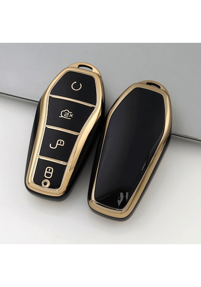 Byd Seal U/ Awd / Atto 3/han/dolphin Uyumlu Anahtar Kılıfı Siyah