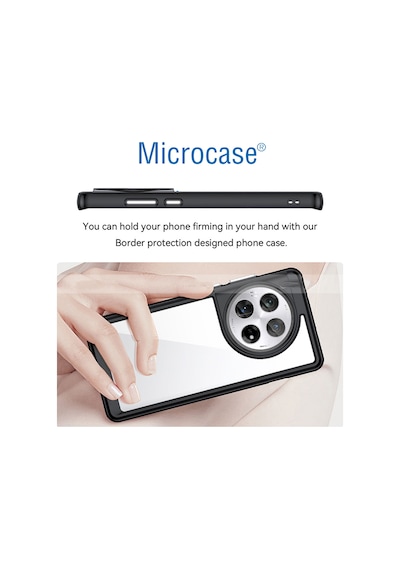 Microcase Oneplus Uyumlu 12 5g Shield Serisi Yarı Esnek Tpu Kılıf -al8100