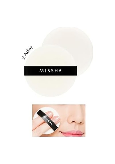 Missha Compressed Flocking Puff Yuvarlak 2adet 0