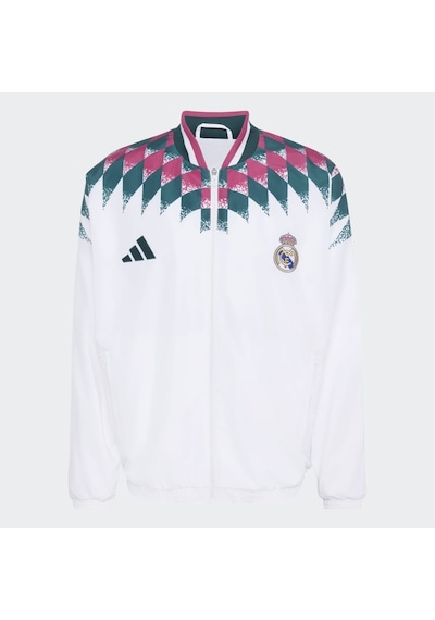 Adidas Kg2956 Real St Tt Real Madrid Stadium Erkek Eşofman Üstü Beyaz
