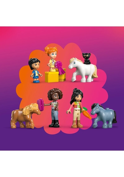 LEGO® Friends Midilli Çiftliği ve Ahır 42654 - 7 Yaş ve Üzeri Çocuklar için Yaratıcı Oyuncak Yapım Seti (727 Parça)