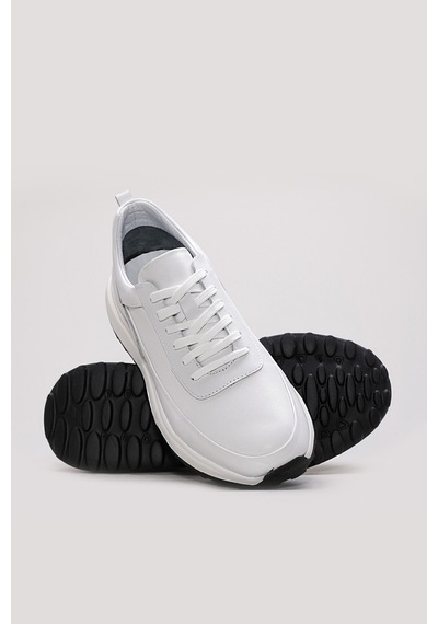 Fast Step Hakiki Deri Erkek Casual Ayakkabı 943ma171-1 Beyaz