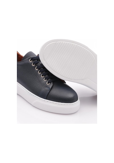 Dgn Paco Erkek Sneakers Ayakkabi Lacivert Floater Beyaz