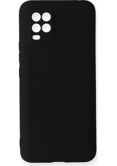 Ilkeshop Newface Xiaomi Mi 10 Lite Kılıf First Silikon - Siyah