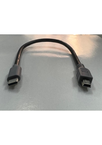 Typec Mini Usb Kablo Type-c 5 Pin Kablo 25 Cm